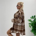 camicia in panno con bottoni cloth